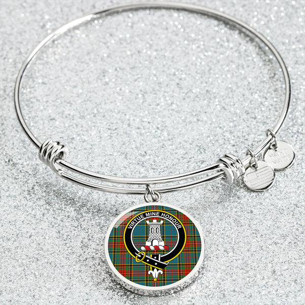 Beaton Ancient Clan Badge Tartan Classic Circle Bangle