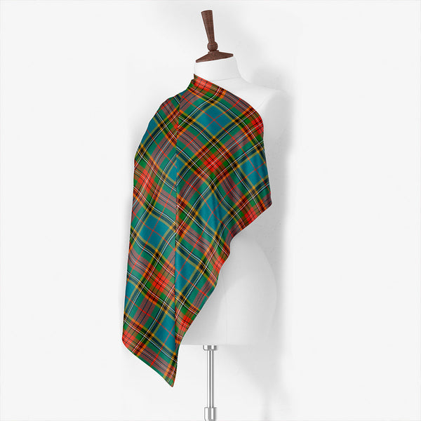 Beaton Ancient Tartan Classic Silk Habotai Square Scarf