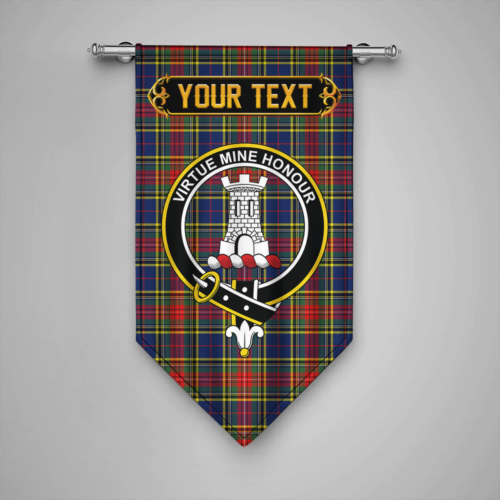 Beaton Modern Clan Badge Tartan Gonfalon Personalize