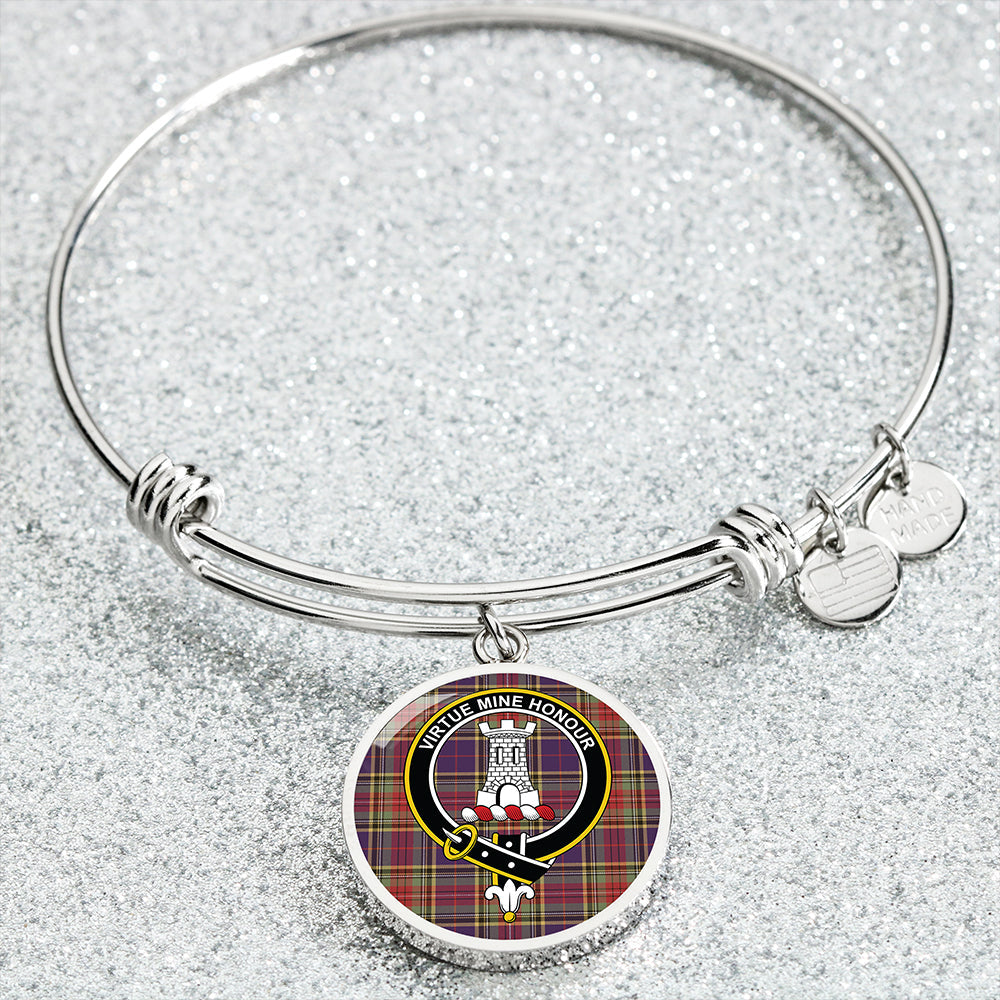 Beaton Weathered Clan Badge Tartan Classic Circle Bangle