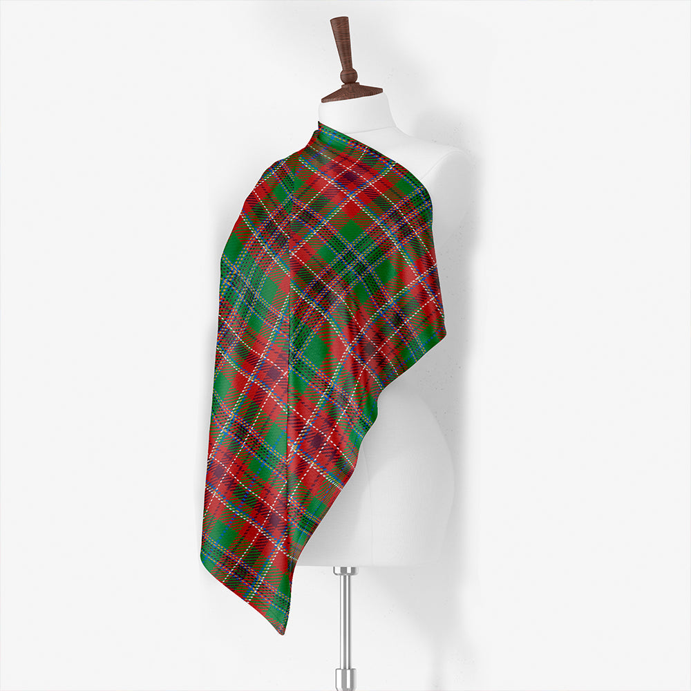 Beaverbrook Modern Tartan Classic Silk Habotai Square Scarf