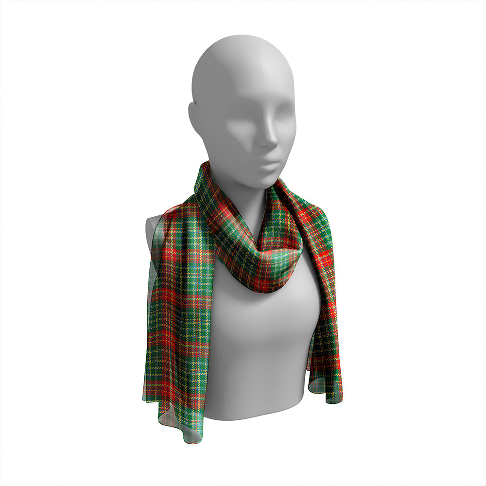 Beaverbrook New Ancient Tartan Classic Silk Habotai Long Scarf