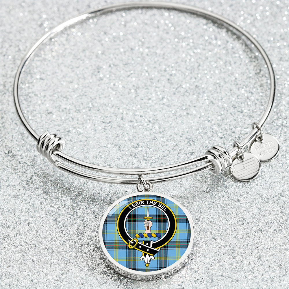 Bell of the Borders Modern Clan Badge Tartan Classic Circle Bangle