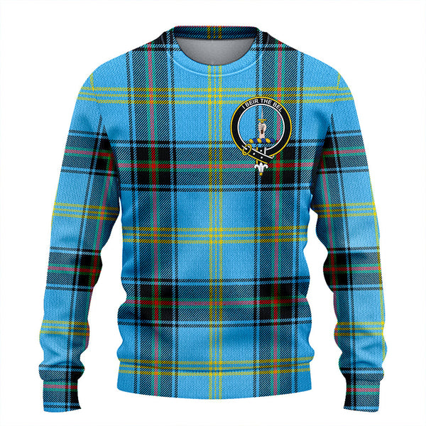 Bell of the Borders Modern Clan Badge Tartan Knitted Sweater