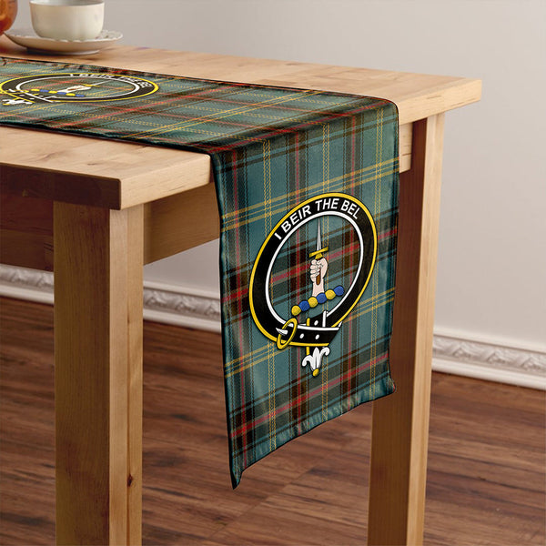 Bell of the Borders Weathered Clan Badge Tartan Table Runner