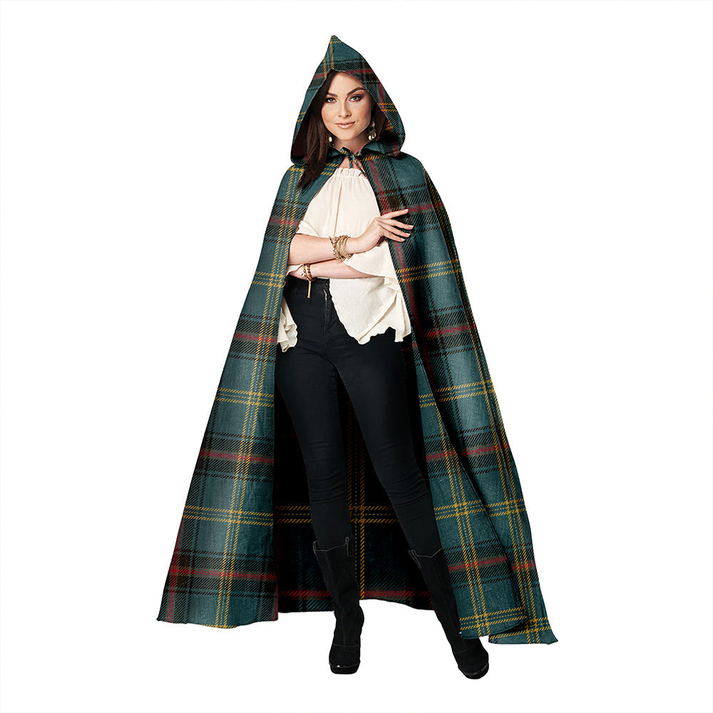 Bell of the Borders Weathered Clan Badge Tartan Hooded Cloak