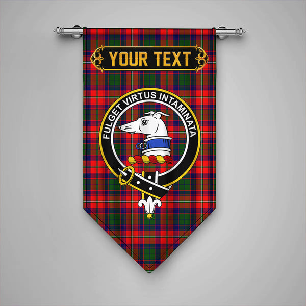 Belshes Clan Badge Tartan Gonfalon Personalize