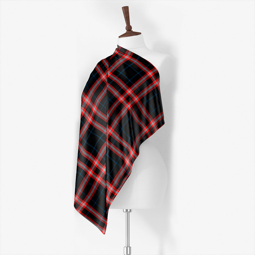 Benson Modern Tartan Classic Silk Habotai Square Scarf