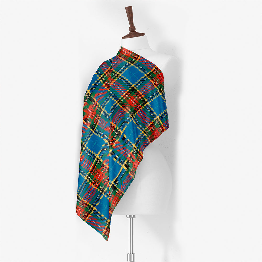 Bethune Ancient Tartan Classic Silk Habotai Square Scarf