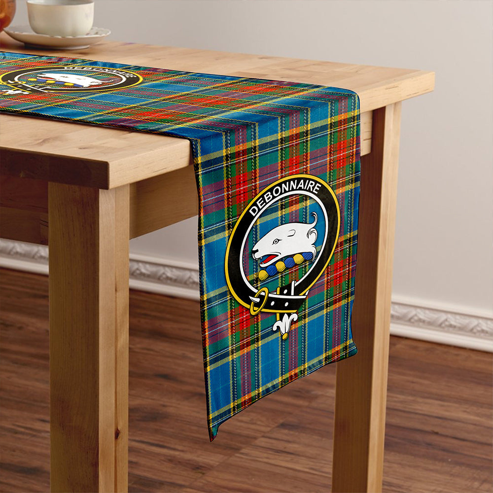 Bethune Ancient Clan Badge Tartan Table Runner