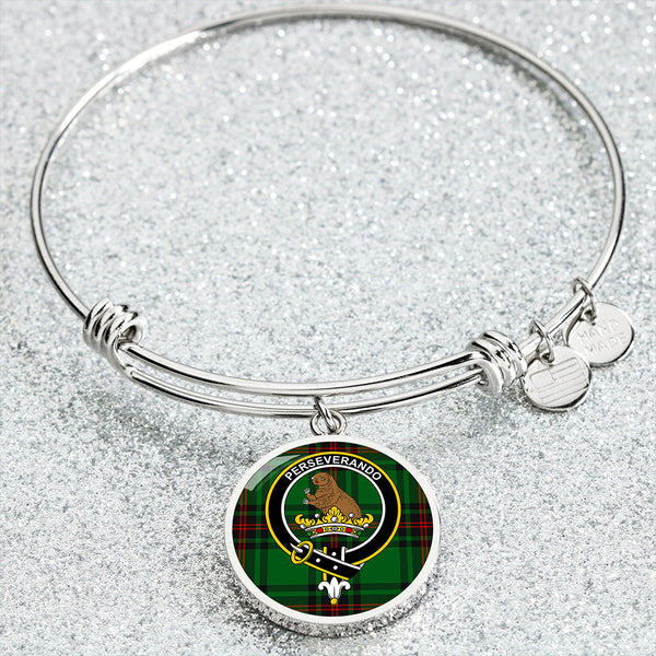 Beveridge Clan Badge Tartan Classic Circle Bangle