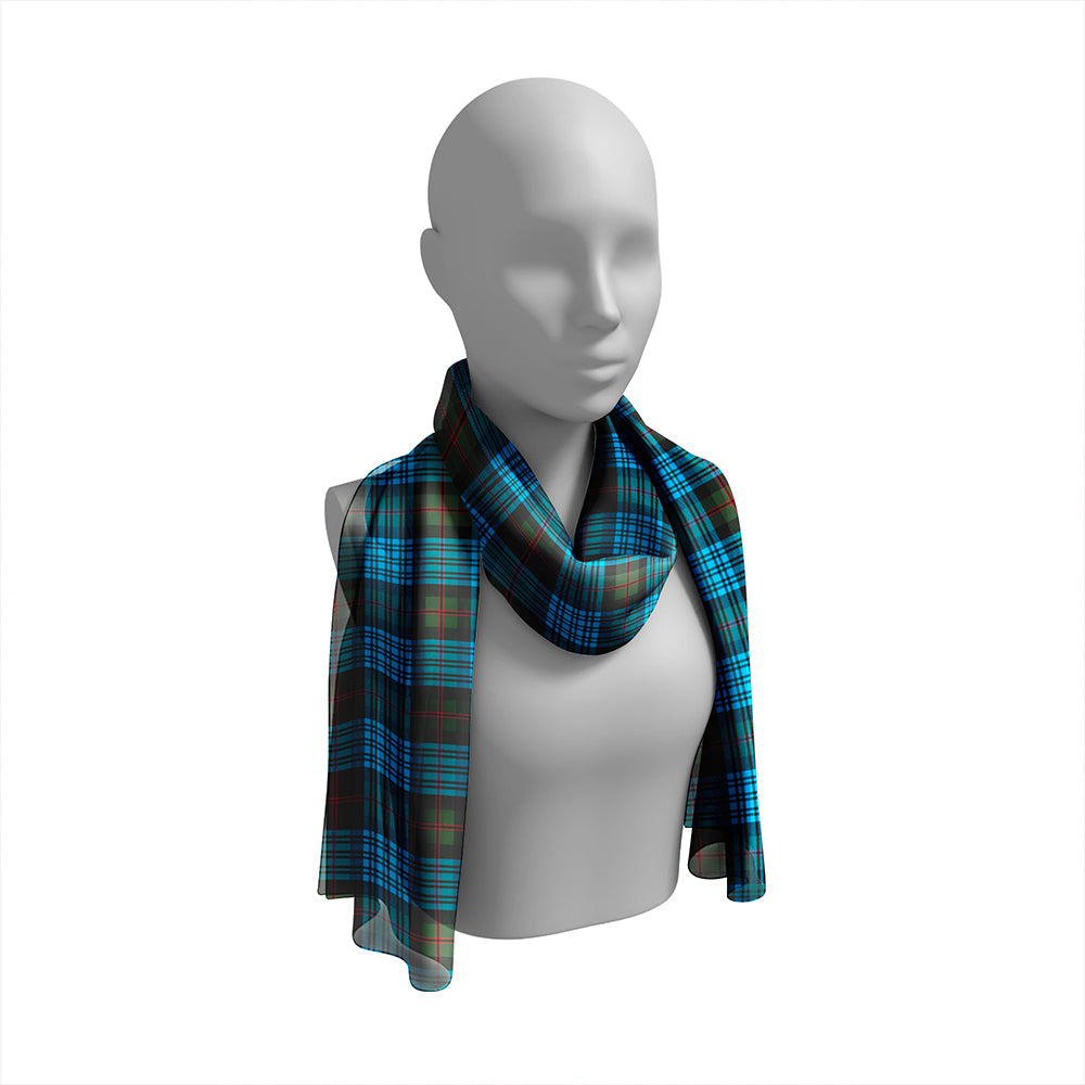 Bijral Modern Tartan Classic Silk Habotai Long Scarf