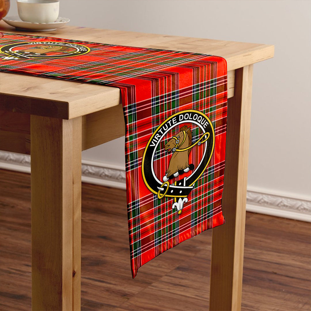 Binning Clan Badge Tartan Table Runner