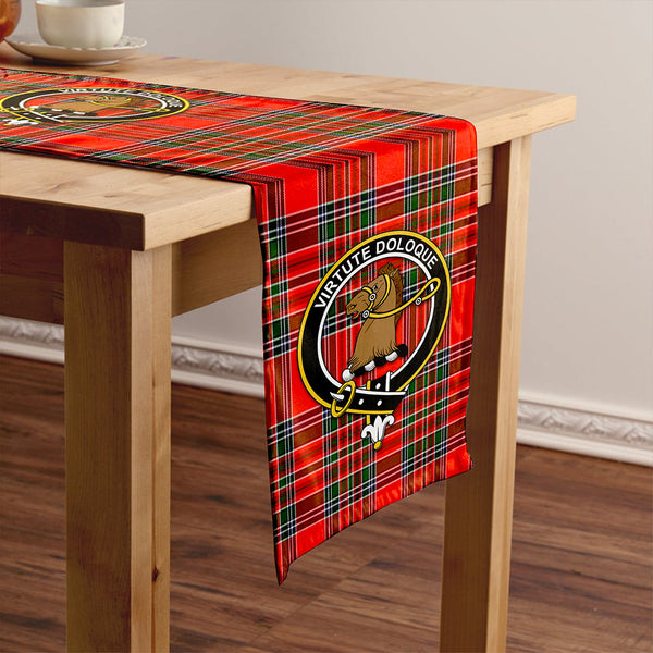 Binning Clan Badge Tartan Table Runner