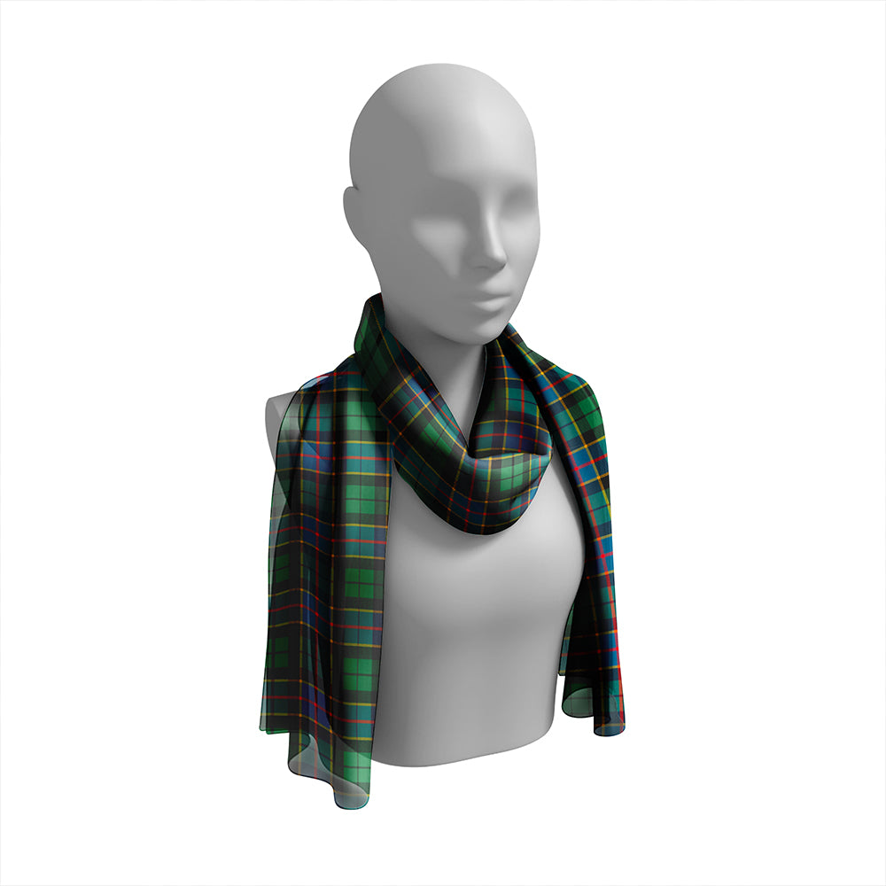 Birse Modern Tartan Classic Silk Habotai Long Scarf