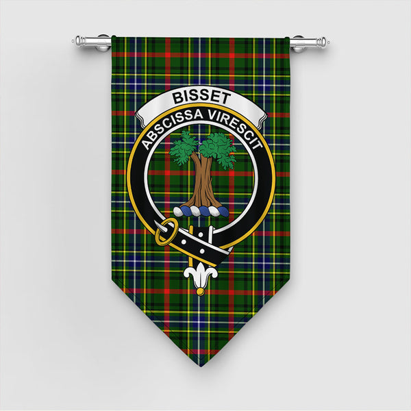 Bisset Tartan Classic Crest Gonfalon