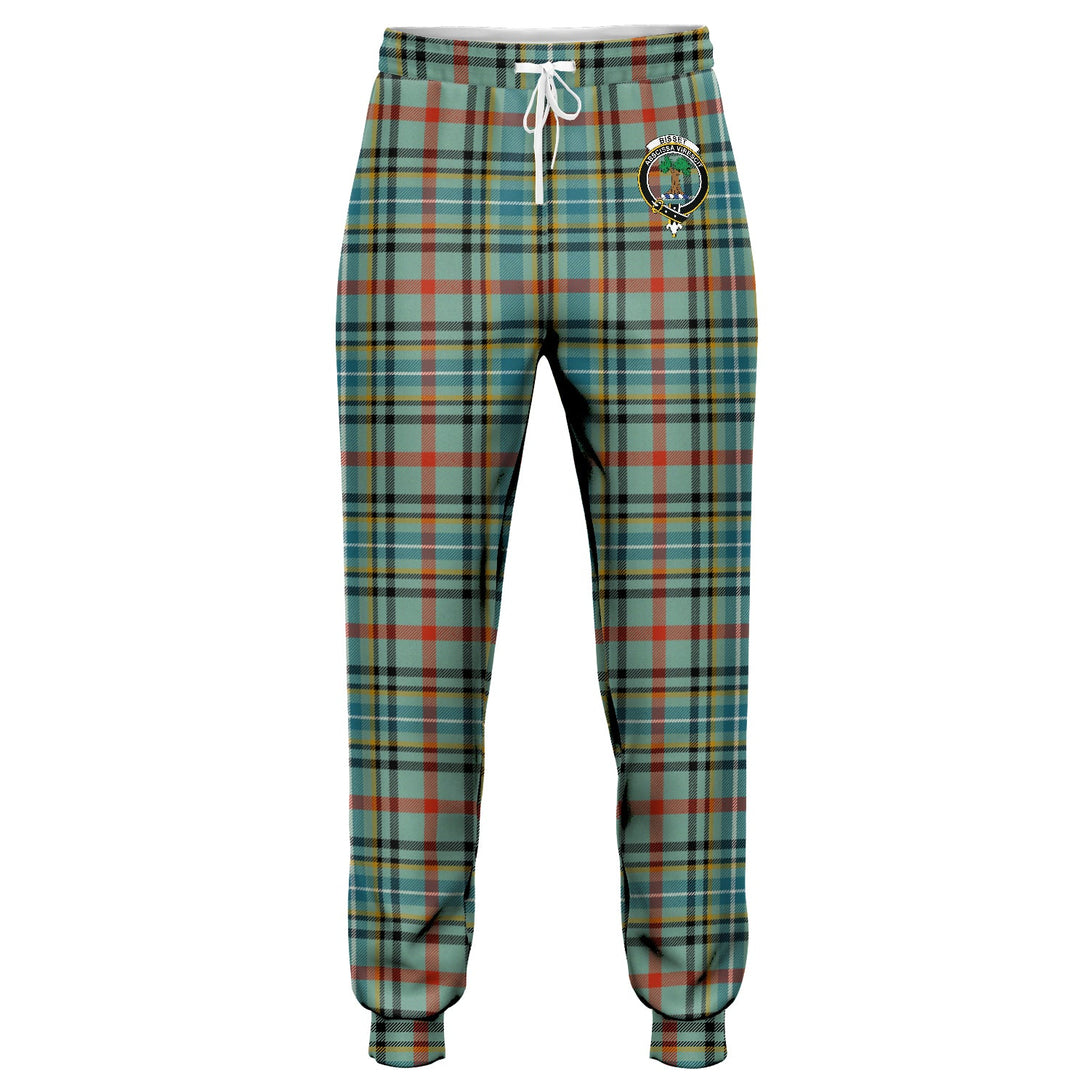 Bisset Ancient Clan Badge Tartan Jogger Pants