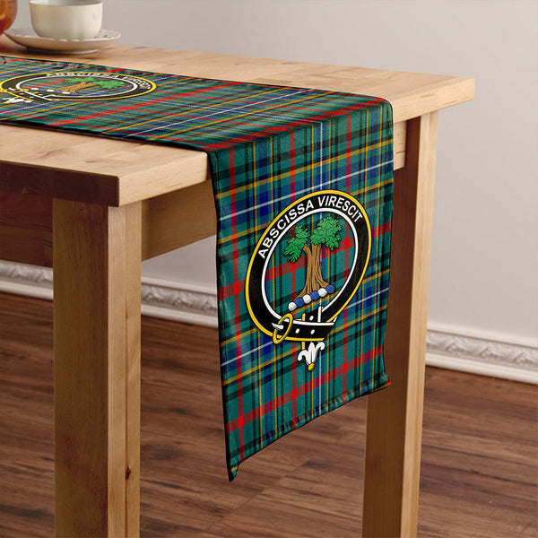 Bisset Modern Clan Badge Tartan Table Runner