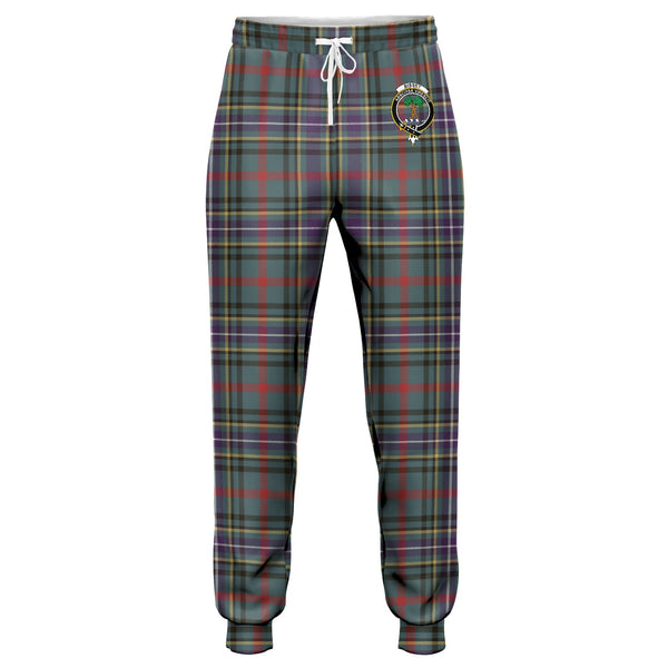 Bisset Weathered Clan Badge Tartan Jogger Pants