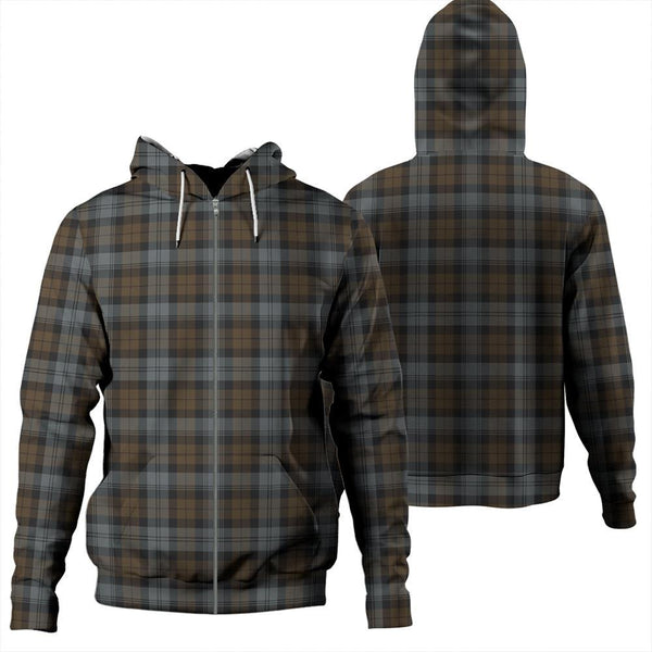 BlackWatch Weathered Tartan Classic Zipper Hoodie