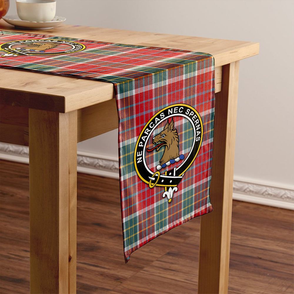 Blackie Weathered Clan Badge Tartan Table Runner