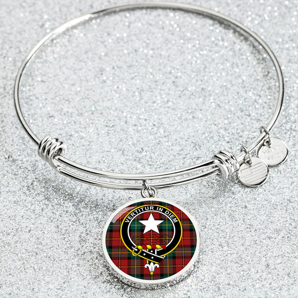 Blackstock Dress Modern Clan Badge Tartan Classic Circle Bangle