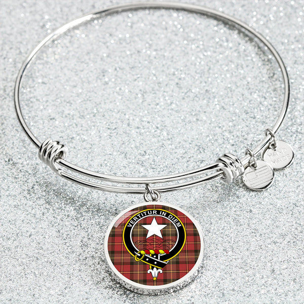 Blackstock Dress Weathered Clan Badge Tartan Classic Circle Bangle