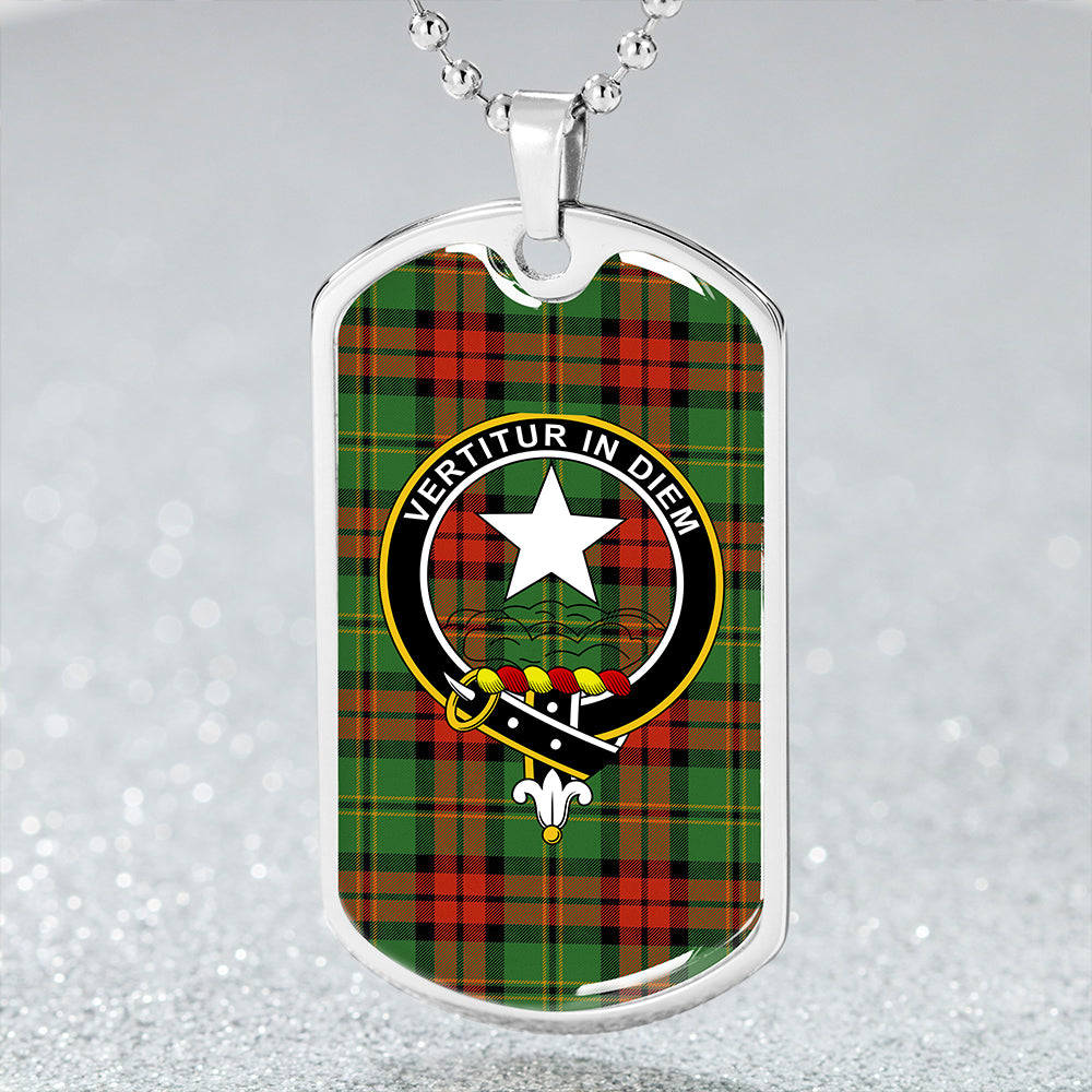 Blackstock Hunting Ancient Clan Badge Classic Tartan Dog Tag Necklace