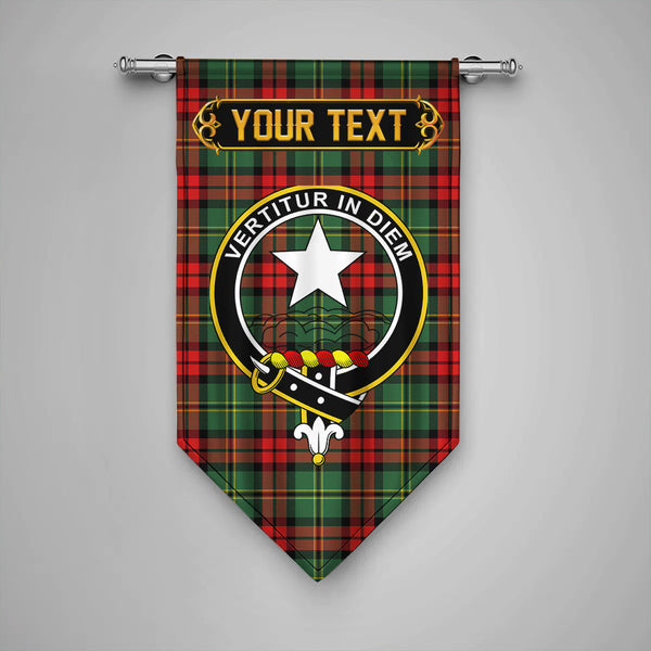 Blackstock Hunting Modern Clan Badge Tartan Gonfalon Personalize