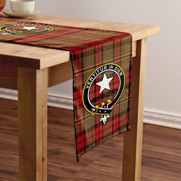 Blackstock Hunting Weathered Clan Badge Tartan Table Runner