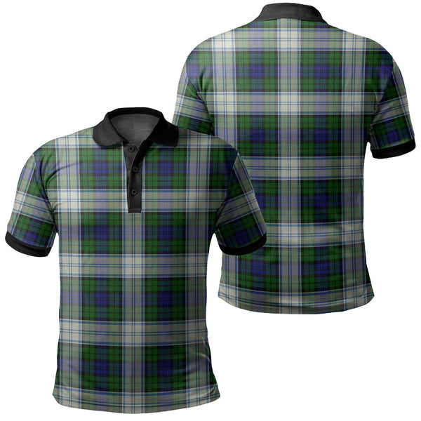 Blackwatch Dress Modern Tartan Classic Polo Shirt Black Neck 2 Style