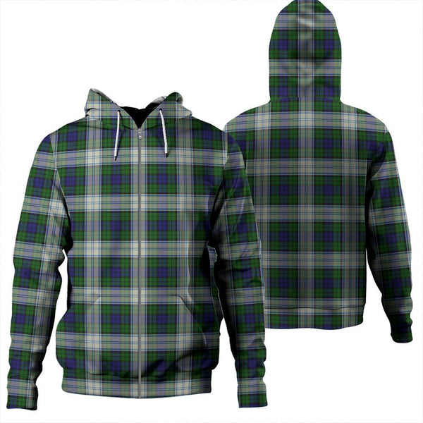 Blackwatch Dress Modern Tartan Classic Zipper Hoodie