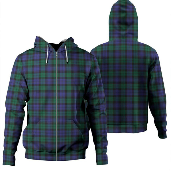 Blackwatch Modern Tartan Classic Zipper Hoodie