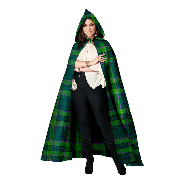 Blackwood Modern Clan Badge Tartan Hooded Cloak