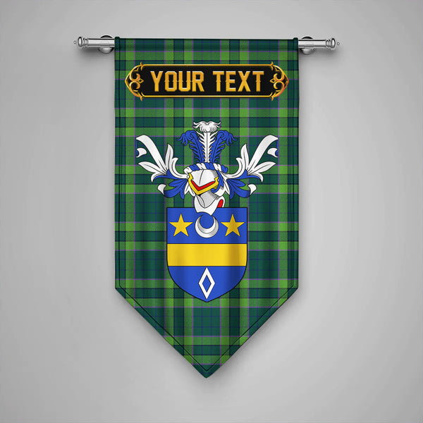 Blackwood Modern Clan Badge Tartan Gonfalon Personalize