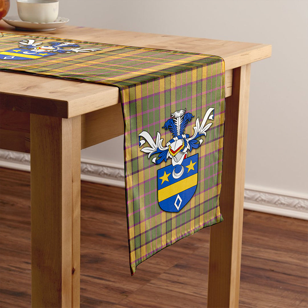 Blackwood Weathered Clan Badge Tartan Table Runner