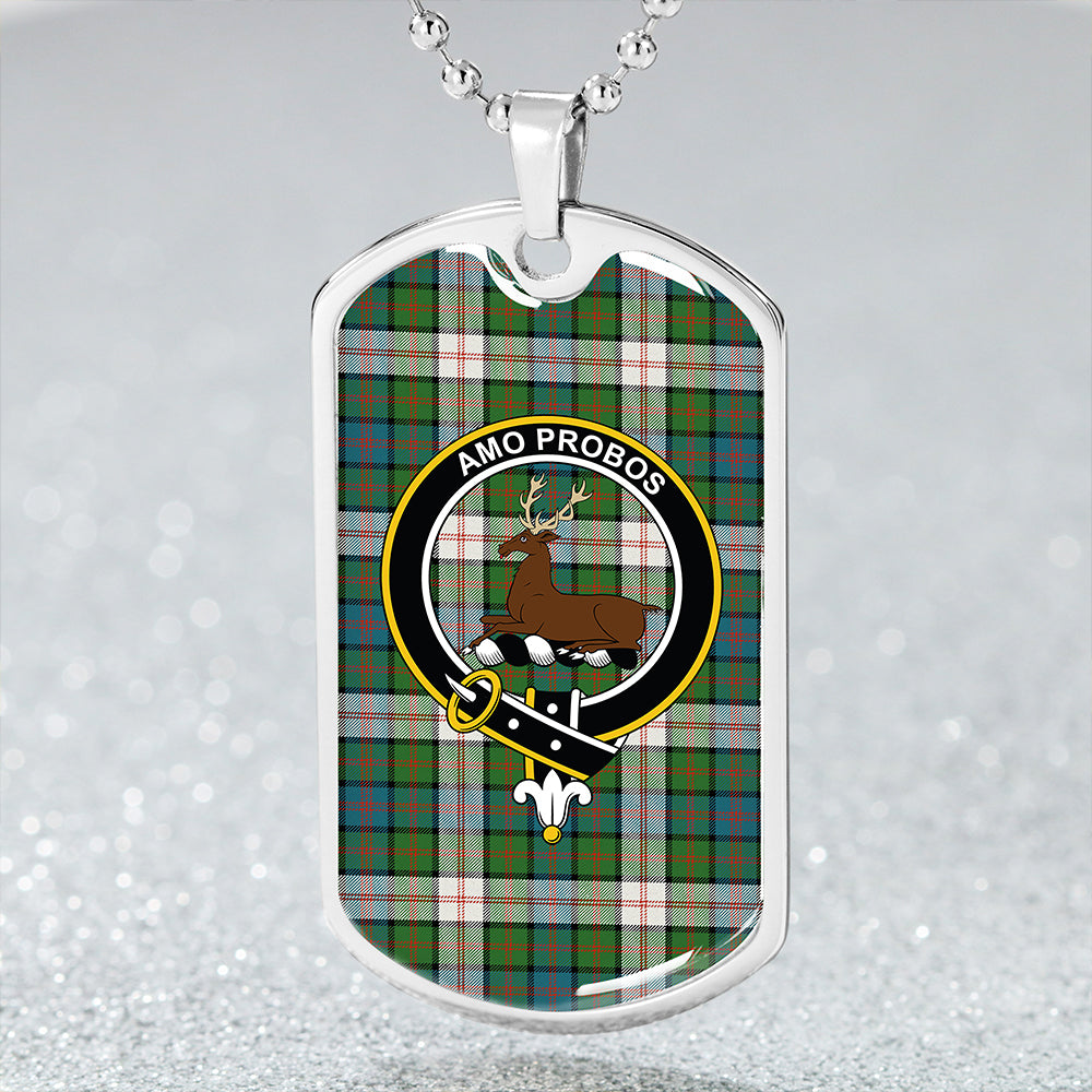 Blair Dress Ancient Clan Badge Classic Tartan Dog Tag Necklace