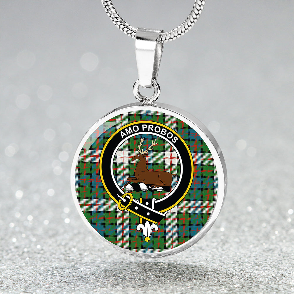 Blair Dress Ancient Clan Badge Tartan Classic Circle Necklace