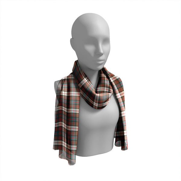 Blair Dress Weathered Tartan Classic Silk Habotai Long Scarf