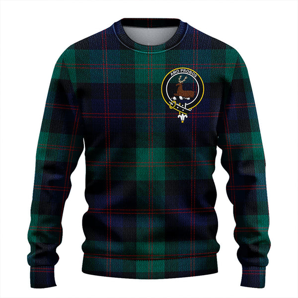 Blair Modern Clan Badge Tartan Knitted Sweater