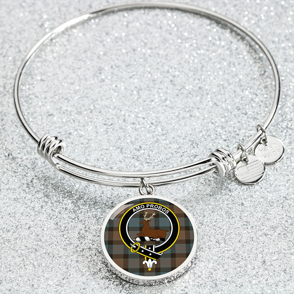 Blair Weathered Clan Badge Tartan Classic Circle Bangle