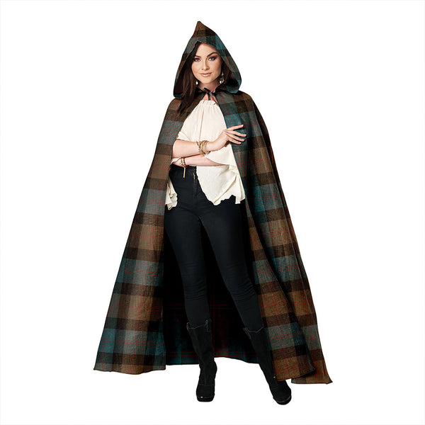 Blair Weathered Clan Badge Tartan Hooded Cloak