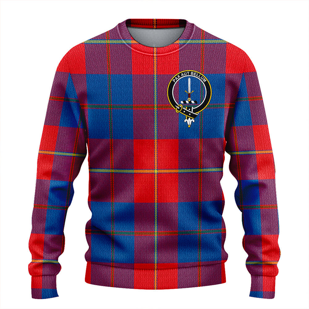 Blane Clan Badge Tartan Knitted Sweater