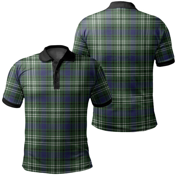 Blyth Tartan Classic Polo Shirt Black Neck 2 Style