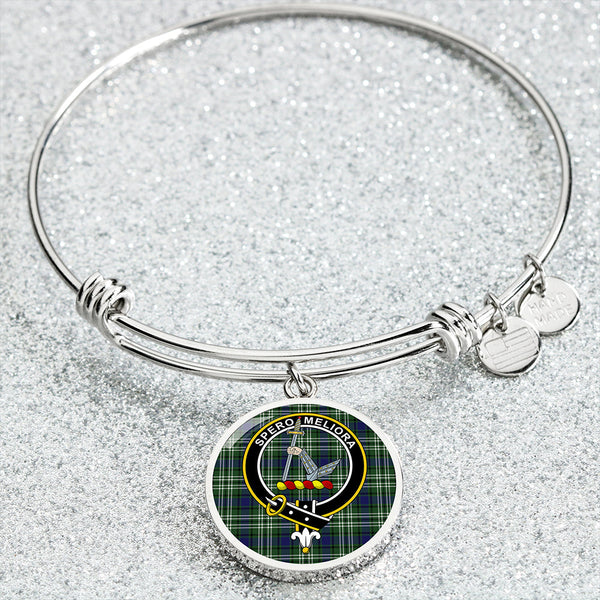 Blyth Clan Badge Tartan Classic Circle Bangle