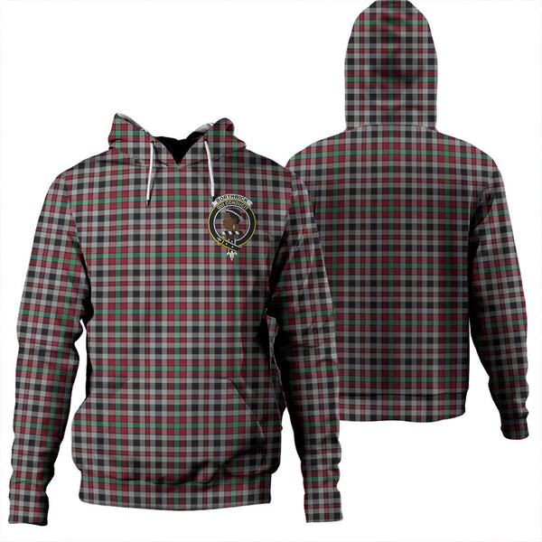 Borthwick Ancient Tartan Classic Crest Hoodie