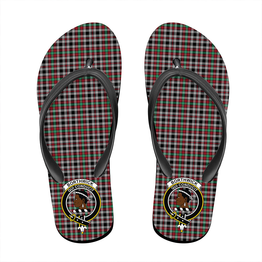 Borthwick Ancient Classic Crest Flip Flop