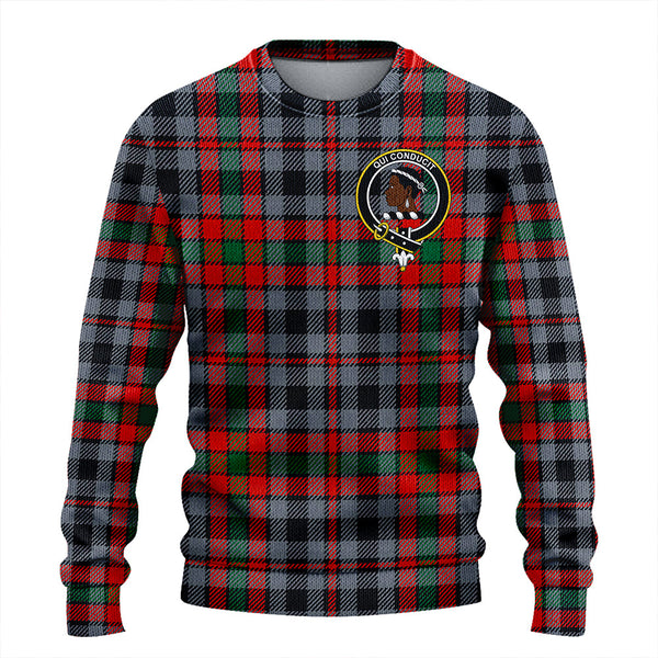 Borthwick Ancient Clan Badge Tartan Knitted Sweater