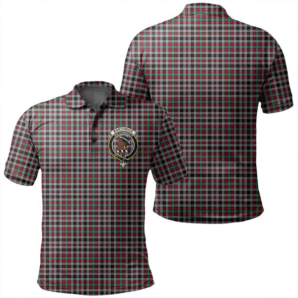 Borthwick Ancient Tartan Classic Crest Polo Shirt