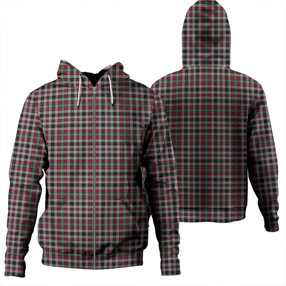 Borthwick Ancient Tartan Classic Zipper Hoodie